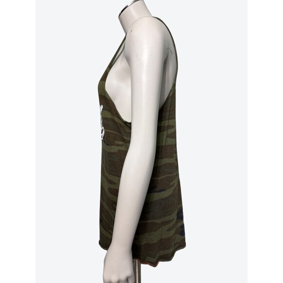 Alternative Earth Racer Tank Speed Lab Camouflage Scooped Neck Tank Top Size LG - Picture 2 of 10